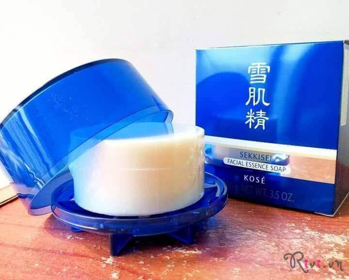 ﻿Xà phòng rửa mặt Kosé Sekkisei Facial Essence Soap