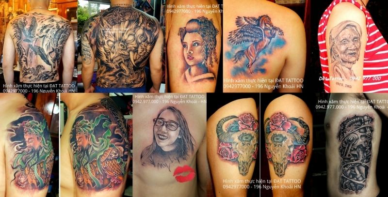 Xăm Nghệ Thuật Hà Nội - Đạt Tattoo