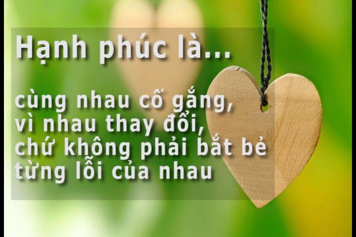 Xây dựng hạnh phúc cho riêng mình