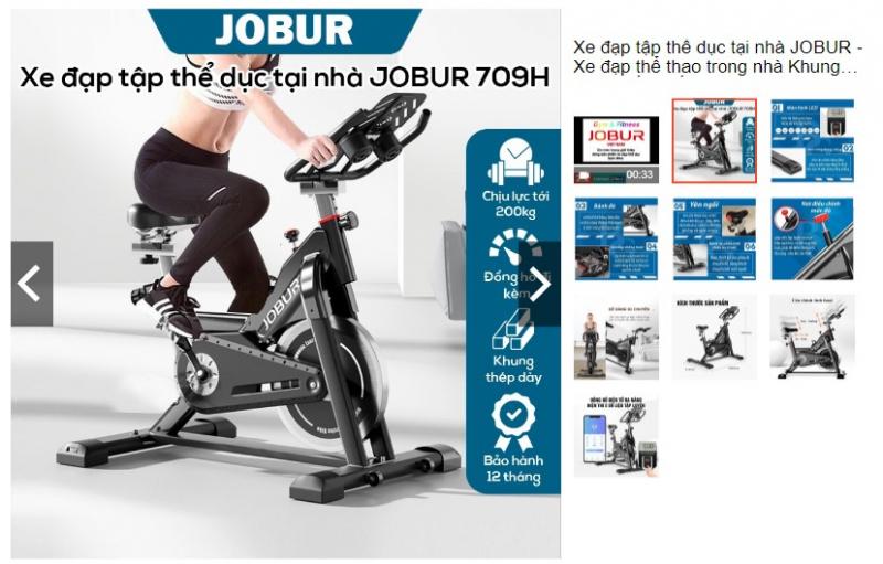 Xe đạp tập thể dục JOBUR