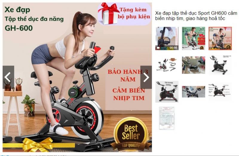 Xe đạp tập thể dục Sport GH600