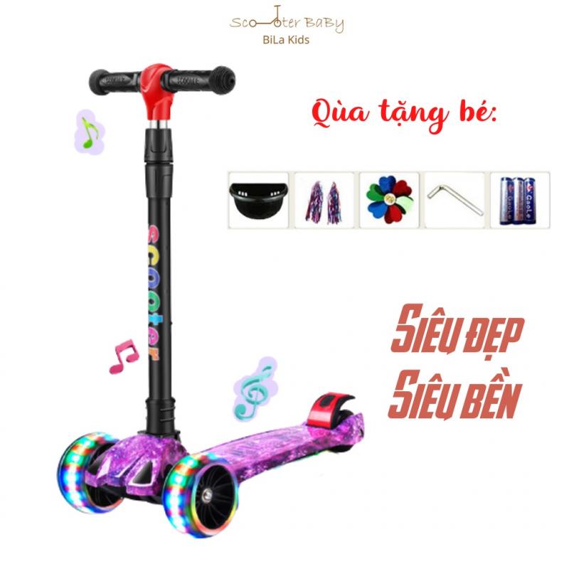 Xe Trượt Scooter Cho Bé - Xe Trượt Gấp Gọn