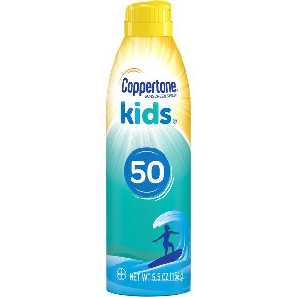 Xịt chống nắng cho bé Coppertone Kids SPF 50