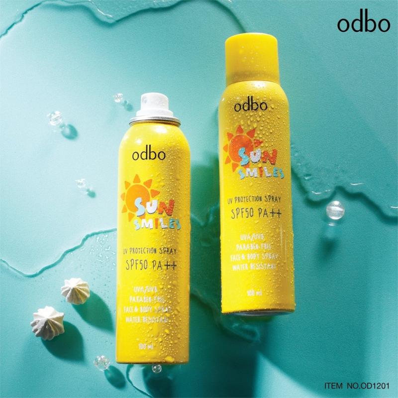 Xịt Chống Nắng Odbo Sun Smile UV Protection SPF50/PA