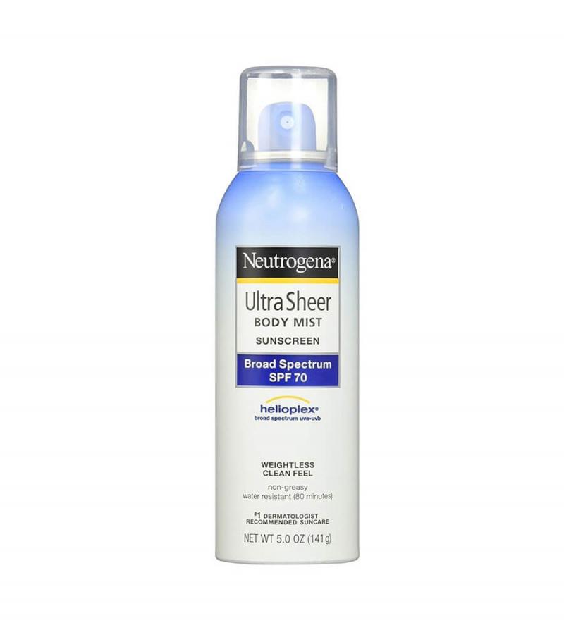 Xịt chống nắng toàn thân Neutrogena Ultra Sheer SPF70 141g