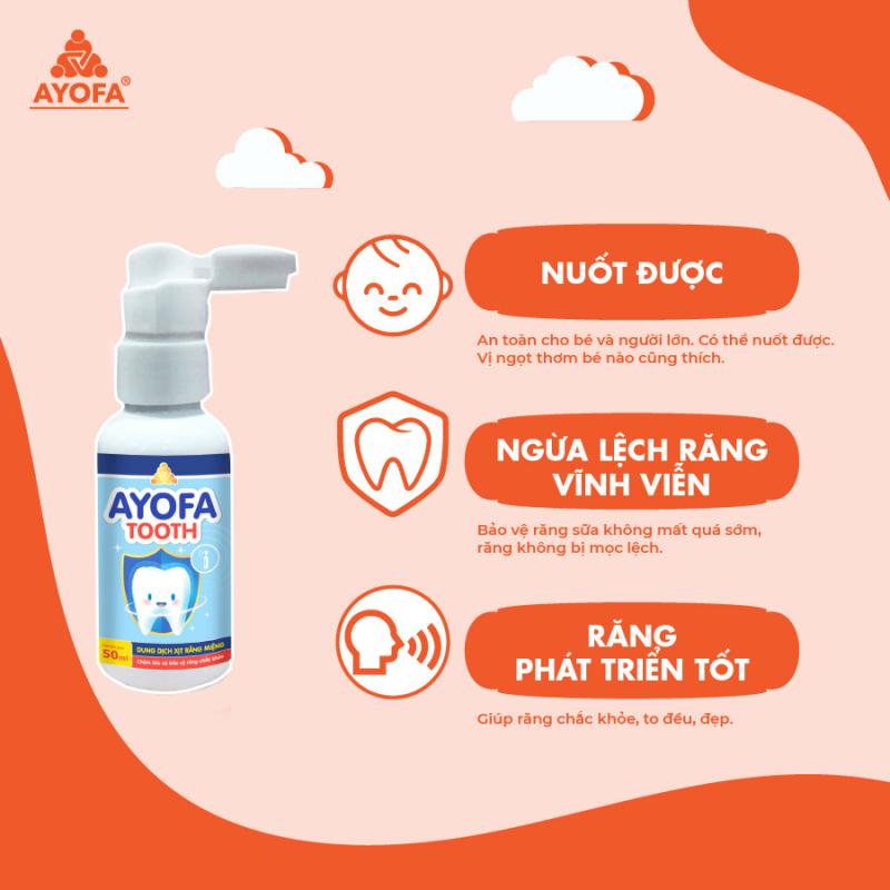 Xịt chống sâu răng cho bé AYOFA TOOTH