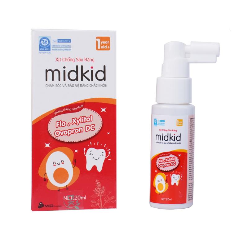 Xịt chống sâu răng Midkid cho bé