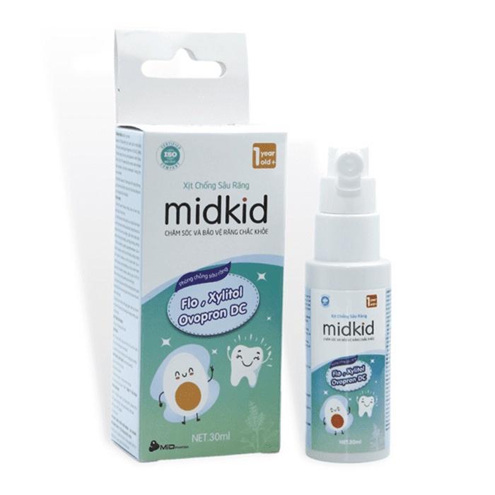 Xịt chống sâu răng Midkid cho bé