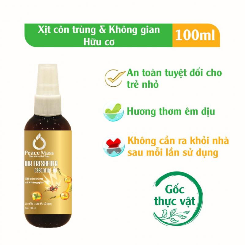 Xịt côn trùng và không gian - Airfreshener Peace Mass