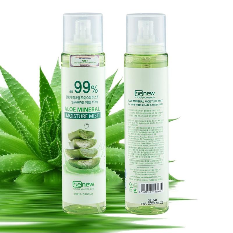 Xịt dưỡng ẩm Benew Aloe Mineral Moisture Mist