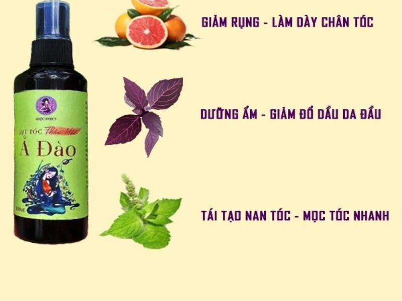 Xịt dưỡng tóc tinh dầu Bưởi rừng giảm rụng, mọc tóc Mộc Nhan