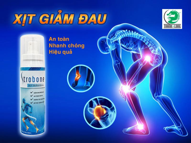 Xịt giảm đau Strobone Thanh Long Đường