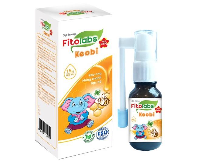 Xịt họng keo ong Fitolabs Keobi