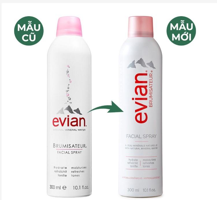 Xịt khoáng cấp ẩm Evian Brumisateur Natural Mineral Water Facial Spray