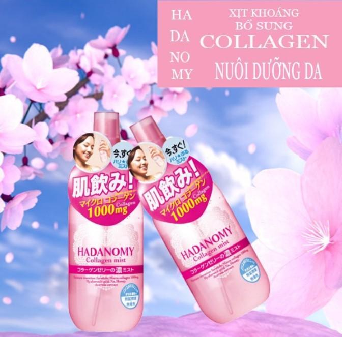 Xịt khoáng Hadanomy Collagen Mist