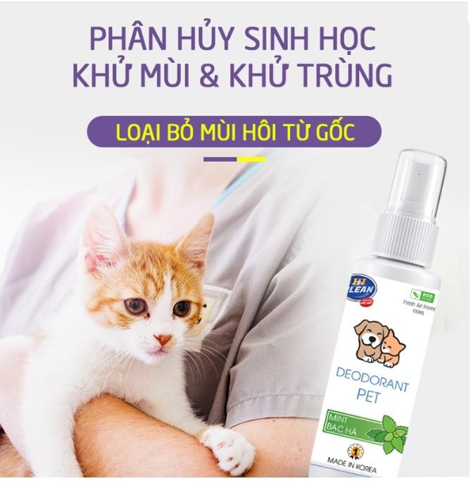 Xịt khử mùi chó mèo Freeme