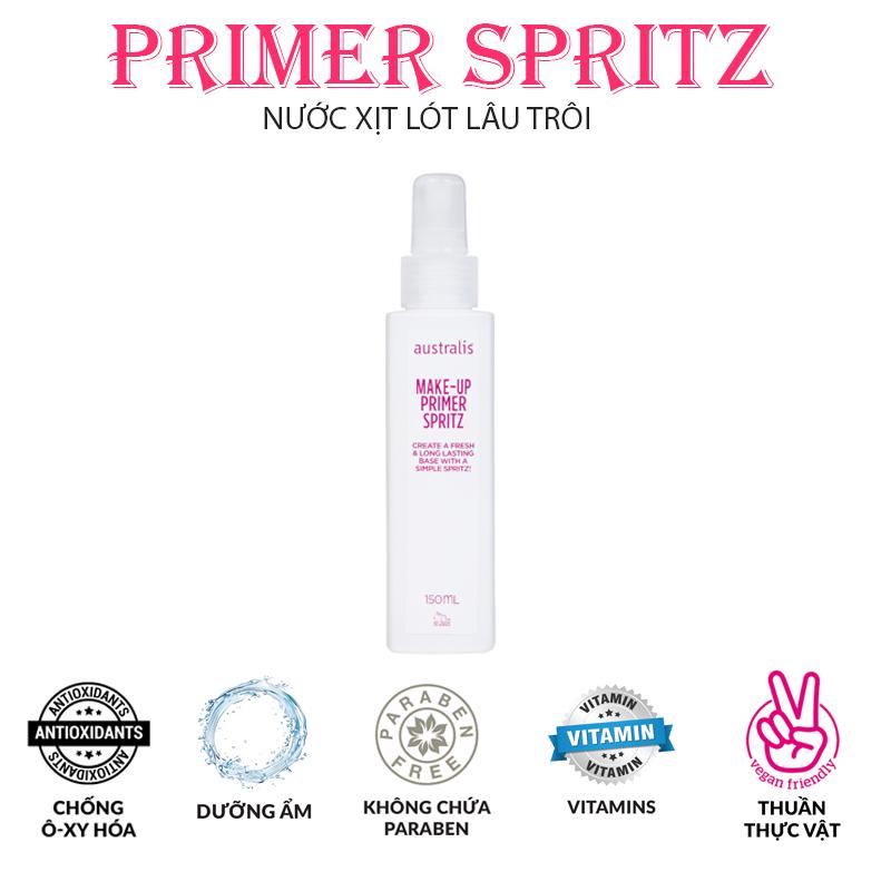 Xịt Lót Trang Điểm Australis Make Up Primer Spritz