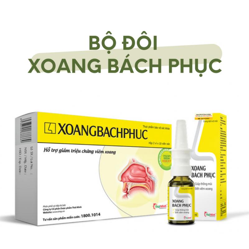 Xịt mũi thảo dược Xoang Bách Phục Thái Minh