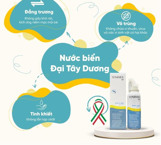 Xịt mũi Tonimer Lab Baby Spray