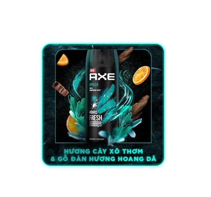 Xịt nước hoa toàn thân AXE dành cho nam