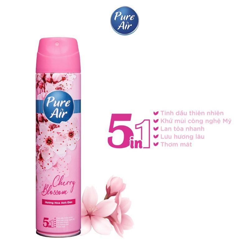 Xịt phòng nước hoa Pure Air hoa hồng