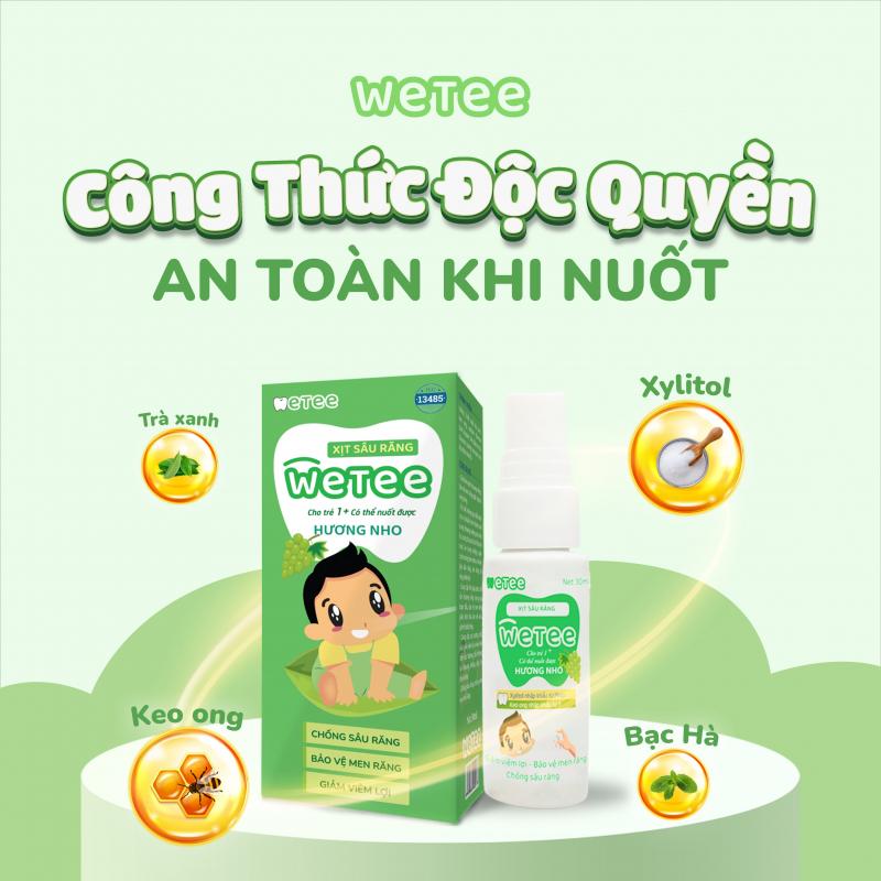 Xịt Răng Miệng WETEE cho bé