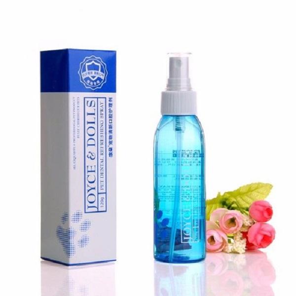 Xịt thơm miệng cho chó mèo Joyce & Dolls Pet Dental Refreshing Spray