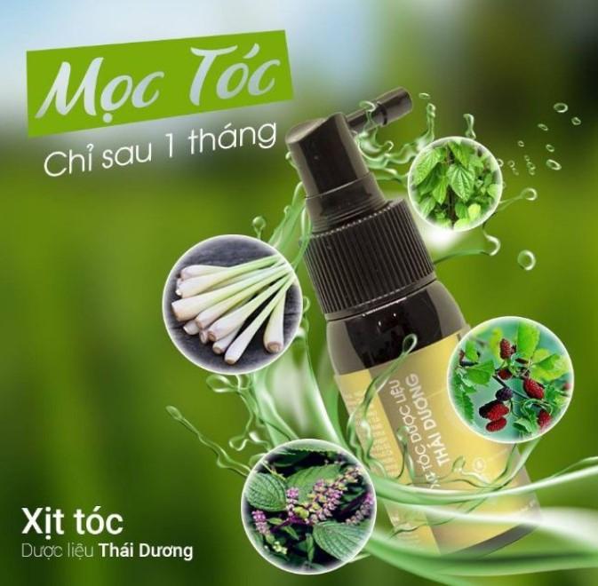 Xịt tóc dược liệu Thái Dương - Sao Thái Dương