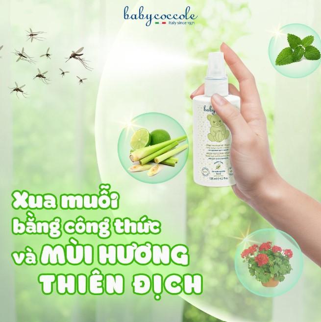 Xịt xua muỗi Babycoccole 0M+