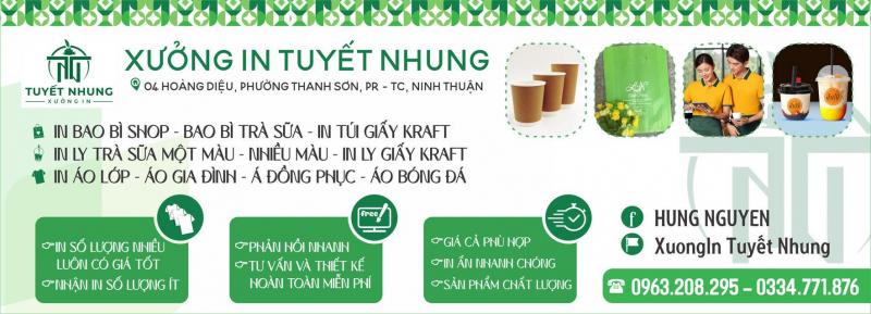 Xưởng in Tuyết Nhung Ninh Thuận