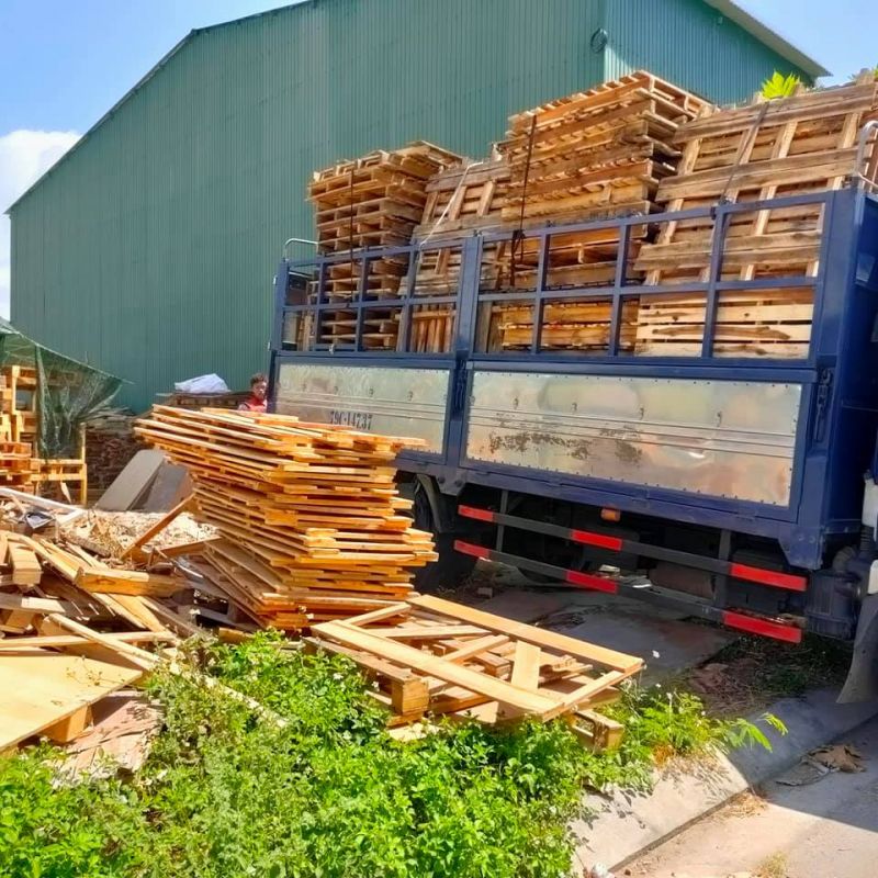 Xưởng sản xuất và kho Pallet gỗ Gạo Nam