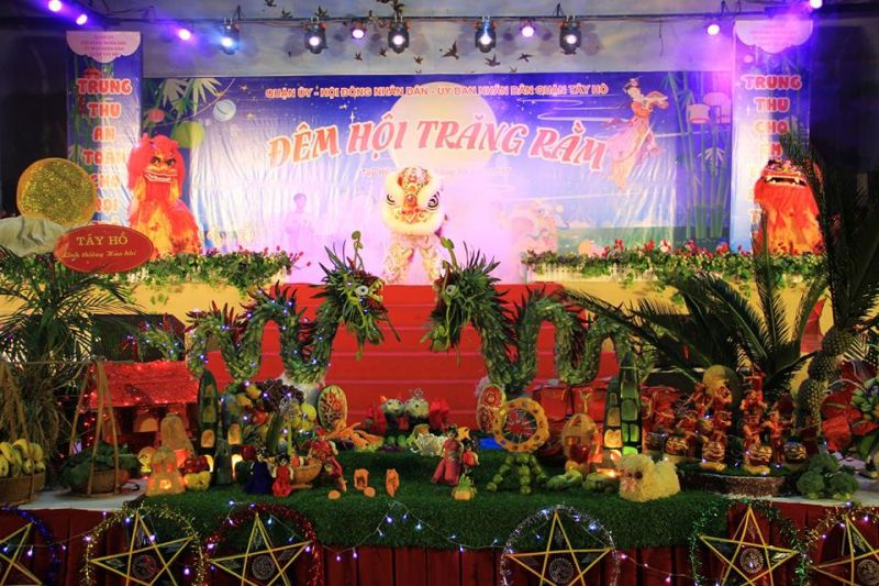 Ý tưởng trang trí sân khấu đêm Trung thu