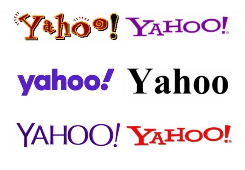 Lịch sử phát triển của logo Yahoo
