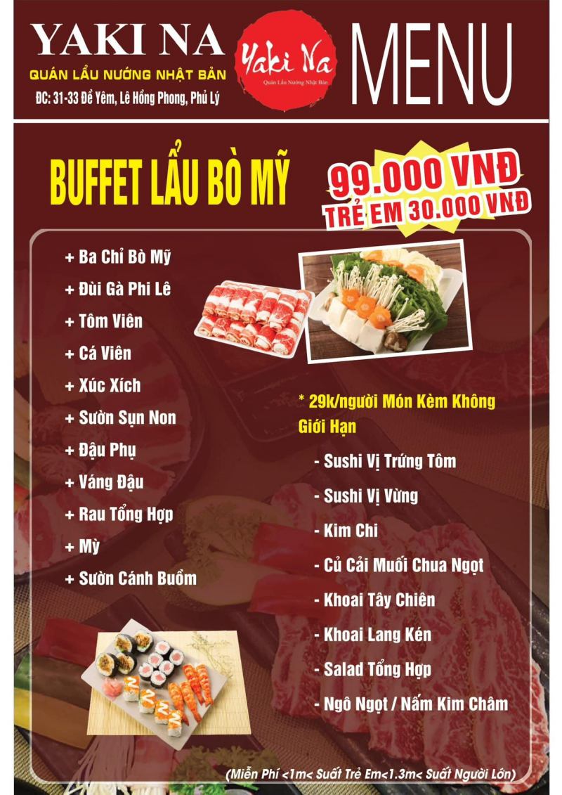 YaKi Na - Quán Lẩu Nướng Nhật Bản