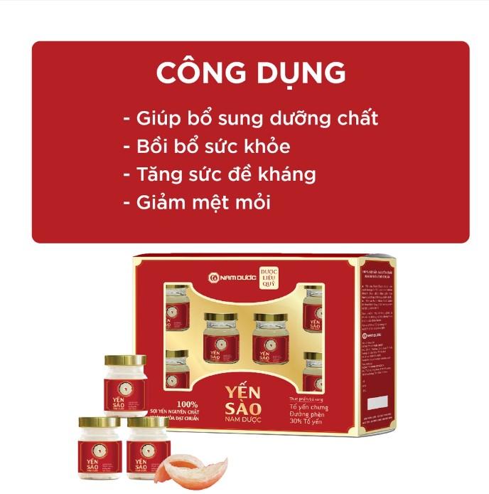 Yến sào Nam Dược chưng đường phèn