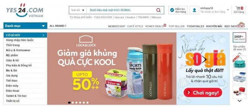 Top 7 website mua sắm trực tuyến uy tín nhất Việt Nam