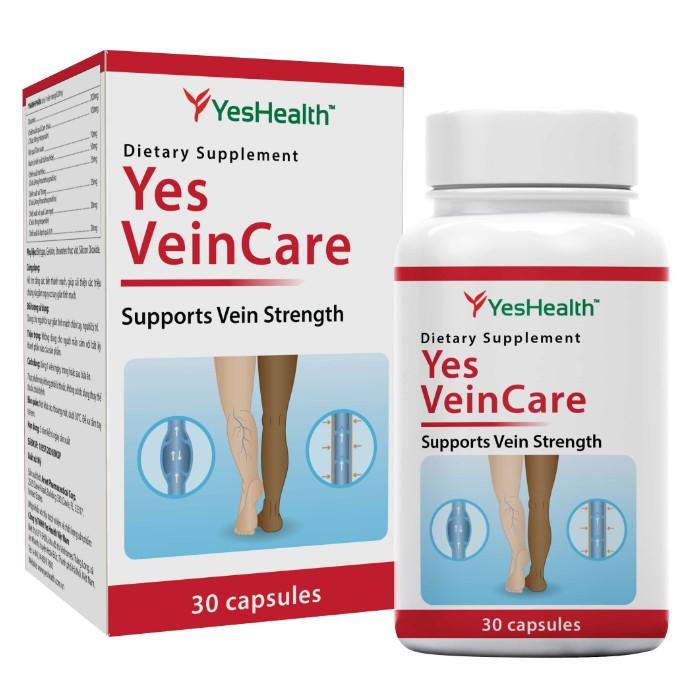 Yeshealth Yes VeinCare - Tăng sức bền thành mạch ngăn ngừa, giảm suy giãn tĩnh mạch