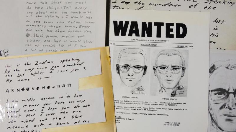 Bản vẽ phác thảo Zodiac Killer